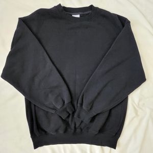 Tna | Cozy Fleece Mega Crew Sweatshirt - Size 1 Black